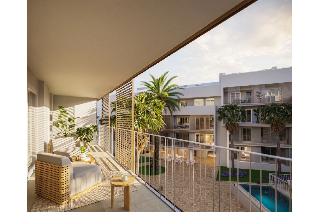 appartement en Javea(Puerto) en vente, construit 65 m², aire acondicionado, 2 chambre, 2 salle de bains, piscina, ref.: CA-A-1750-AMBI-4