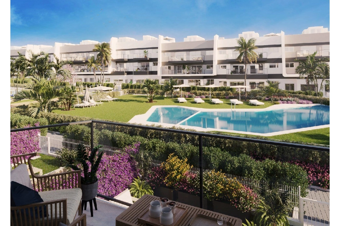 appartement en Santa Pola(Gran Alacant) en vente, construit 82 m², aire acondicionado, terrain 41 m², 2 chambre, 2 salle de bains, piscina, ref.: AM-1075DA-3700-14