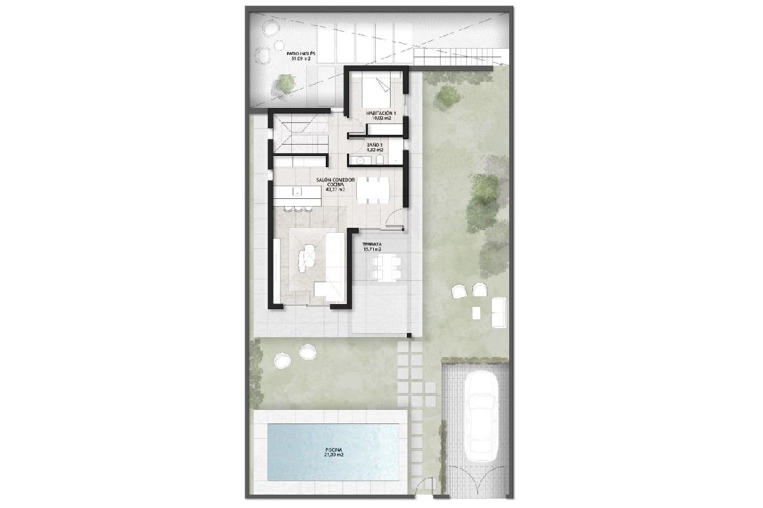 villa en Finestrat(Balcon de finestrat) en vente, construit 164 m², terrain 393 m², 3 chambre, 3 salle de bains, piscina, ref.: AM-1129DA-3700-26