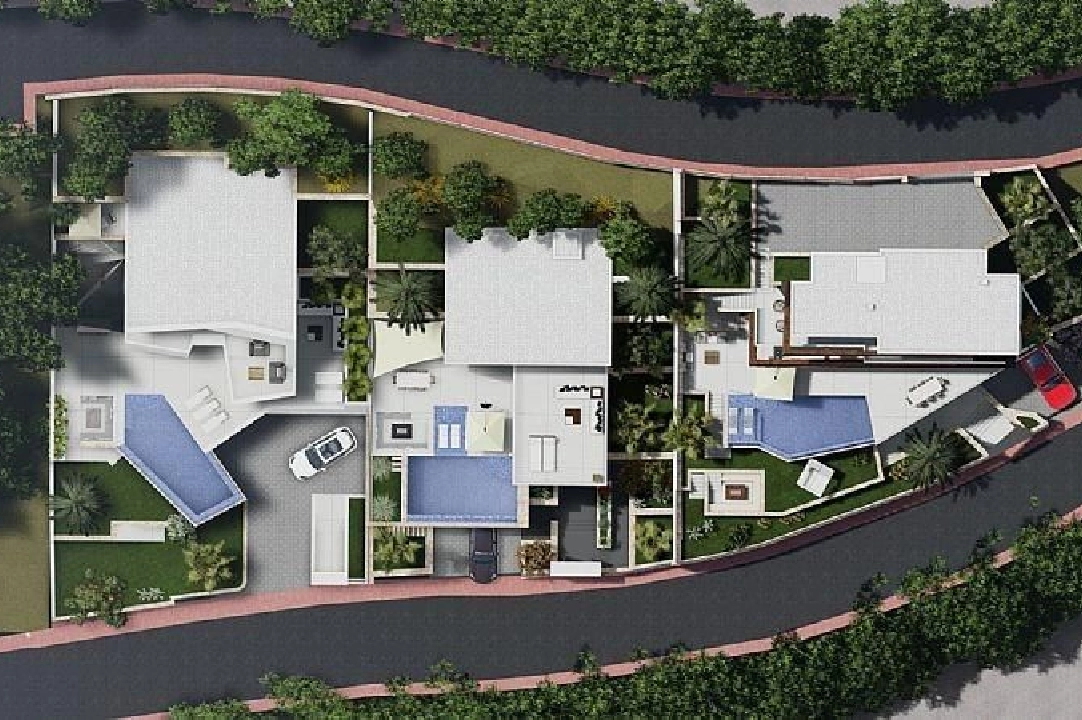 villa en Calpe(Urbanizaciones) en vente, construit 489 m², aire acondicionado, terrain 770 m², 4 chambre, 5 salle de bains, piscina, ref.: AM-1186DA-3700-10