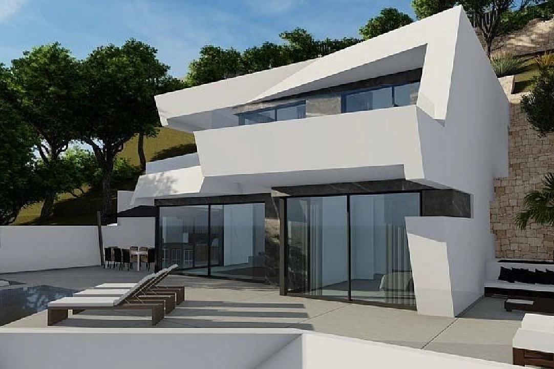 villa en Calpe(Urbanizaciones) en vente, construit 489 m², aire acondicionado, terrain 770 m², 4 chambre, 5 salle de bains, piscina, ref.: AM-1186DA-3700-4