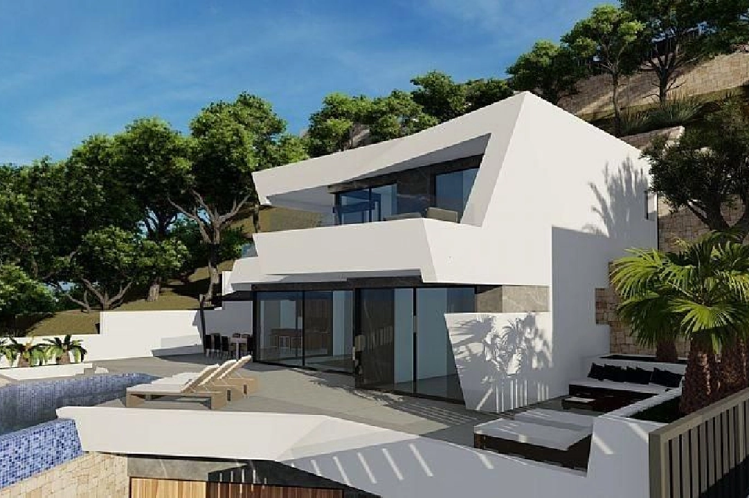 villa en Calpe(Urbanizaciones) en vente, construit 489 m², aire acondicionado, terrain 770 m², 4 chambre, 5 salle de bains, piscina, ref.: AM-1186DA-3700-6