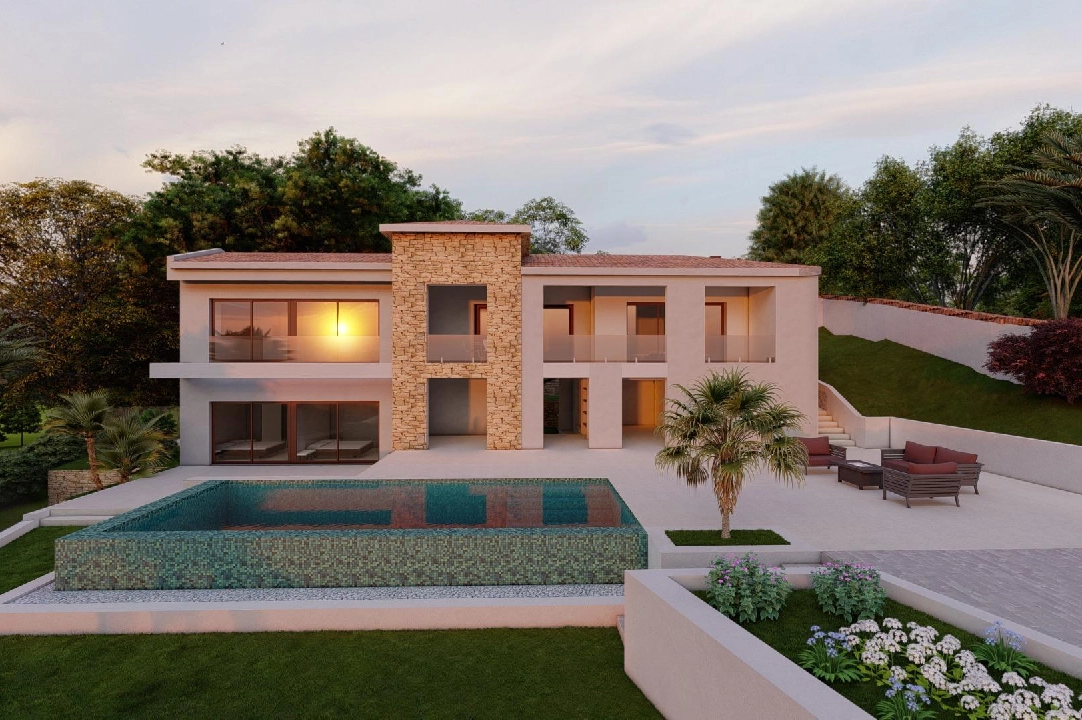 villa en Altea(La Sierra) en vente, construit 416 m², aire acondicionado, terrain 1100 m², 4 chambre, 4 salle de bains, piscina, ref.: AM-1229DA-3700-1