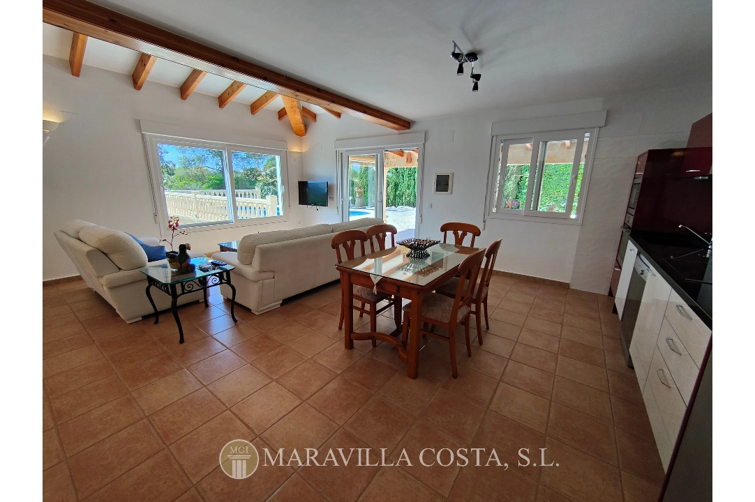 villa en Javea(Costa Nova) en vente, construit 330 m², aire acondicionado, terrain 1610 m², 5 chambre, 3 salle de bains, piscina, ref.: MV-M-2500-32