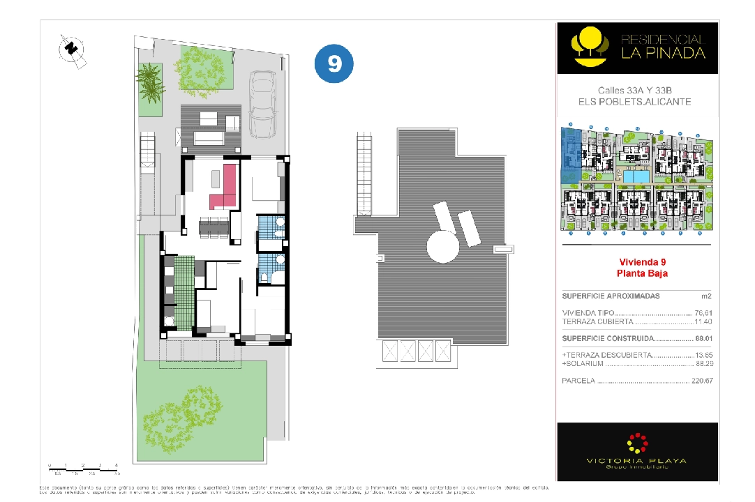 casa duplex en Els Poblets en vente, construit 85 m², ano de construccion 2024, terrain 221 m², 3 chambre, 2 salle de bains, ref.: VP-0823-3