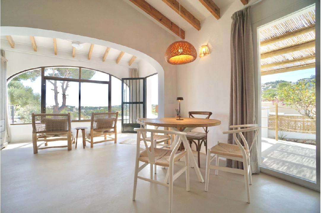 villa en Moraira(La Sabatera) en vente, construit 158 m², aire acondicionado, terrain 581 m², 3 chambre, 2 salle de bains, piscina, ref.: CA-H-1758-AMBEI-9